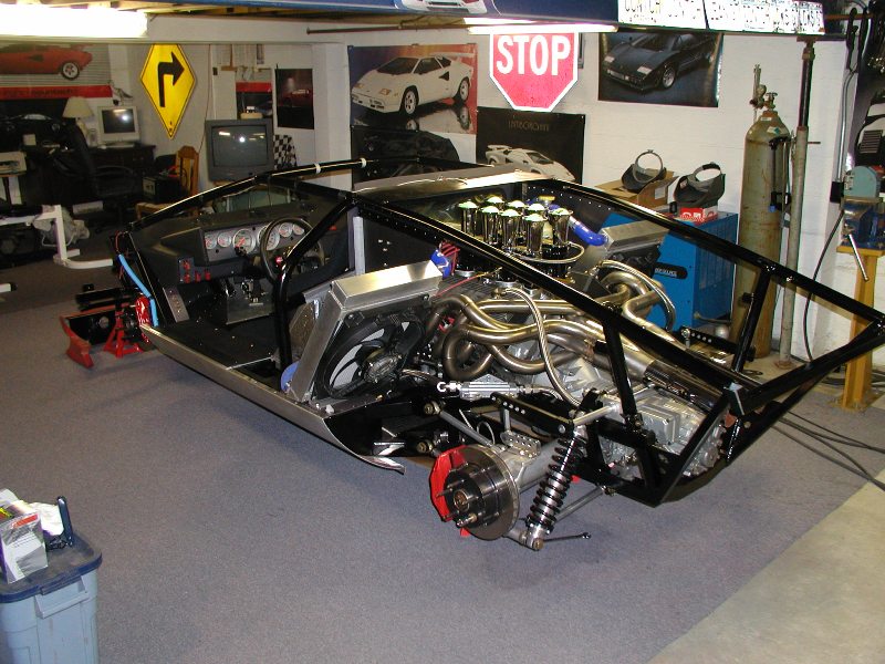 Man Hand-Builds Lamborghini Countach In His Own Basement!