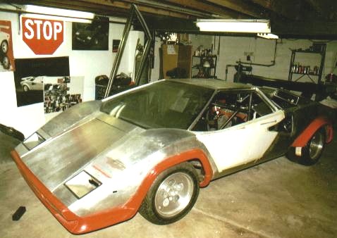 Man Hand-Builds Lamborghini Countach In His Own Basement!