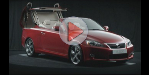  Lexus IS Convertible: Videos and Paris Show Image Gallery
