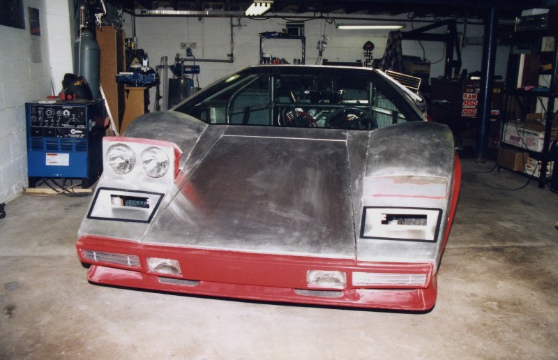 Man Hand-Builds Lamborghini Countach In His Own Basement!