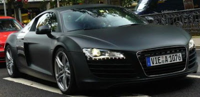  Matte Black Audi R8 Spotted in Germany