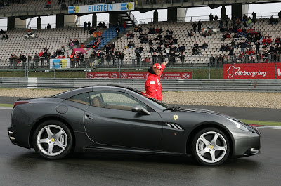  Schumi takes the Ferrari California for a spin on the ‘Ring – With Video