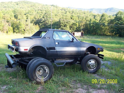  Fiat X1/9 Monster Truck with V8 Engine – with Video