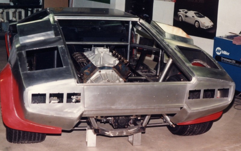 Man Hand-Builds Lamborghini Countach In His Own Basement!