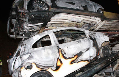  Burn Ka Burn… Truckload of 2009 Ford KAs Burnt to the Ground