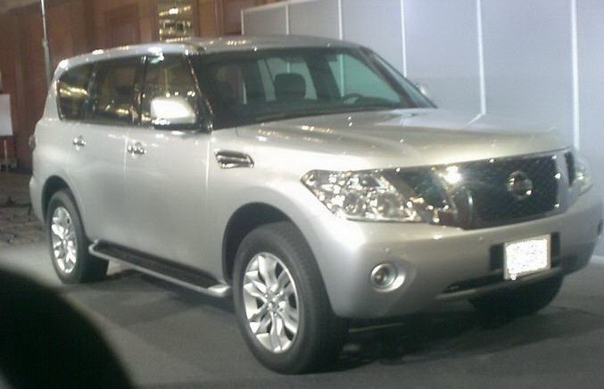  2010 Nissan Patrol Scooped During Presentation