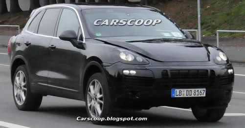  2010 Porsche Cayenne II Spy Shots Reveal SUV's Interior