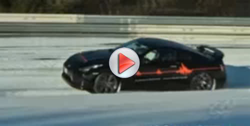  Video: Nissan GT-R Tackling Snow-Covered Nurburgring