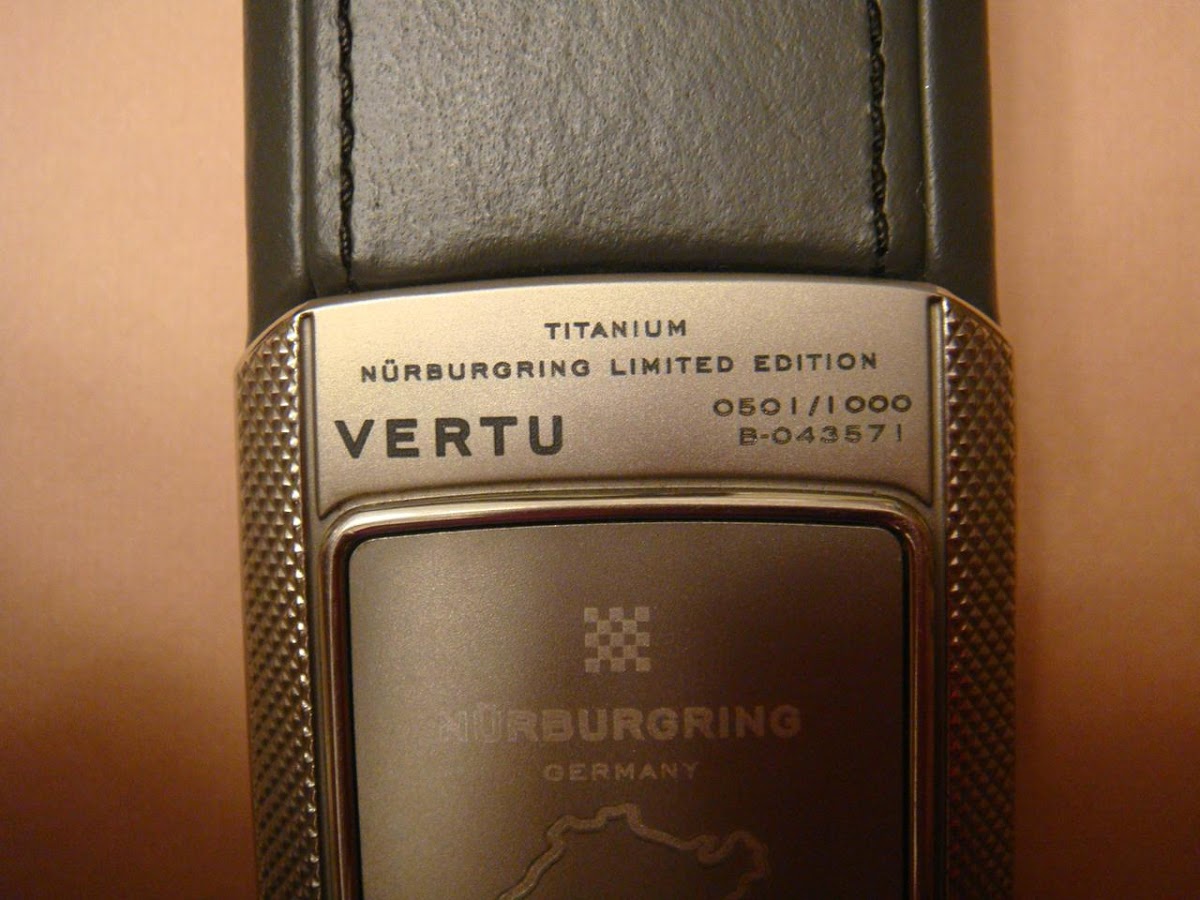 eBay Find Vertu Nurburgring Racetrack Titanium CellPhone Carscoops