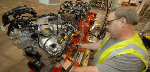  Ford Reopens Cleveland Plant which Begins Production of EcoBoost V6