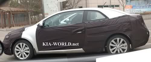  2010 Kia Forte – Spectra Coupe Prototype Spied for the First Time