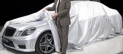  2010 Mercedes-Benz E63 AMG Teased with Upskirt Photo