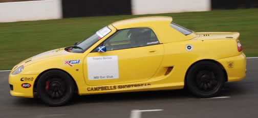  Resurrected MG TF LE500 hits UK Race Tracks