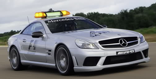 Mercedes SL63 AMG and C63 AMG Estate official 2009 F1 Safety and Medical Cars