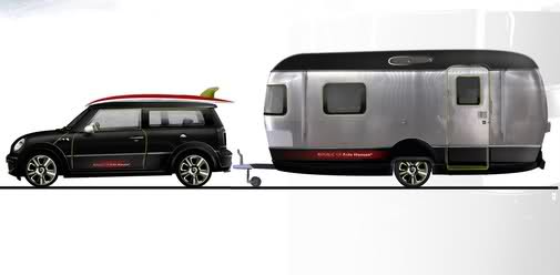  MINI Cooper S Clubman with Airstream Trailer Concept