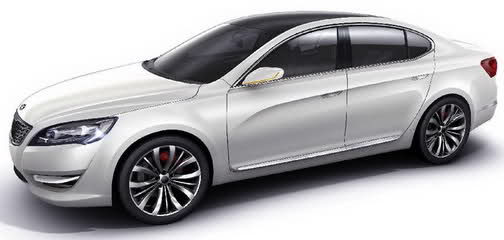  Kia VG Sedan Concept Study Leaked ahead of Seoul Motor Show