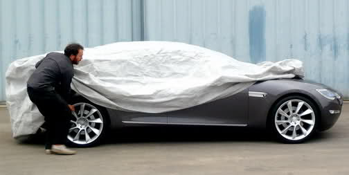  Tesla Model S All-Electric Sports Sedan to Start from $57,400