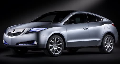  Acura ZDX Sporty Crossover Concept Revealed at New York Show