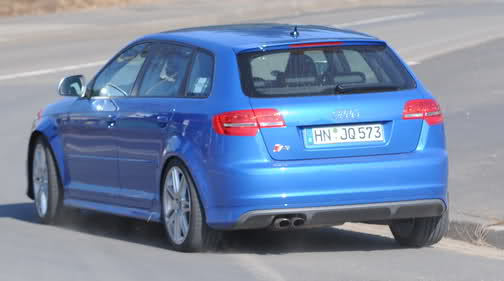  Audi RS3 Prototype with 340HP 2.5 Turbo Caught Testing in Nurburgring