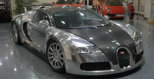  Mirror Shiny Bugatti Veyron 16.4 up for sale in Abu Dhabi