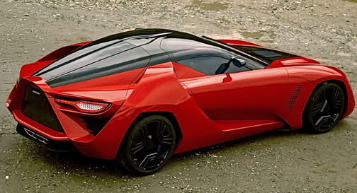  Bertone Mantide based on Corvette – Really, it's not a Chinese Concept…