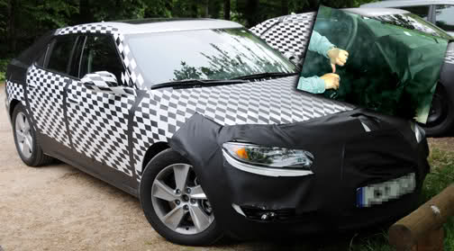  2010 SAAB 9-5: Clearest Spy Shots Yet Including First Peek of the Interior