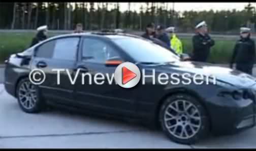  VIDEO: 2010 BMW 5-Series Prototype Gets Pulled Over by German Police!