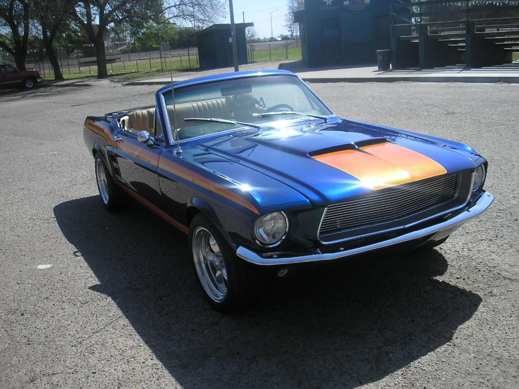 1967 Ford Mustang with Retractable Hardtop and Lambo Doors.