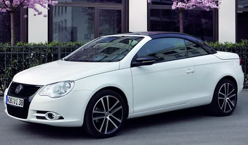  VW Eos White Night: New Special Edition Model with Contrasting Black Top