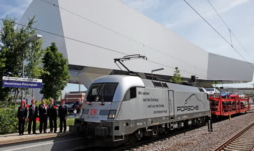  Porsche Inaugurates New Train Station at its Stuttgart Museum