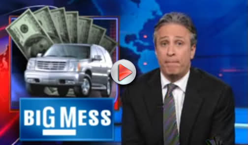  VIDEO: Jon Stewart's Satirical Take on GM's Bankruptcy