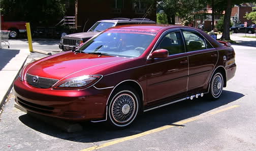  Toyota Camry Blinged Out the Good Old Fashion Way…