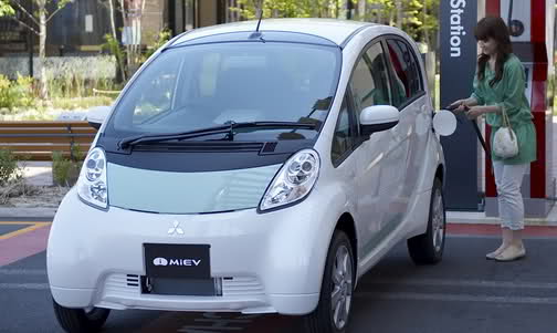  Mitsubishi Unveils Production Version of i-MiEV All-Electric RWD Minicar, Priced from $47k