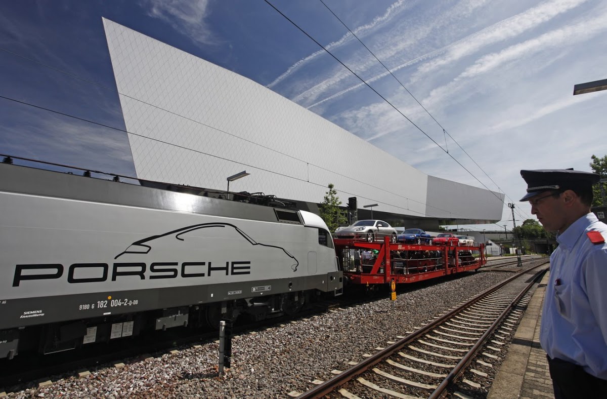 Porsche Inaugurates New Train Station at its Stuttgart Museum | Carscoops