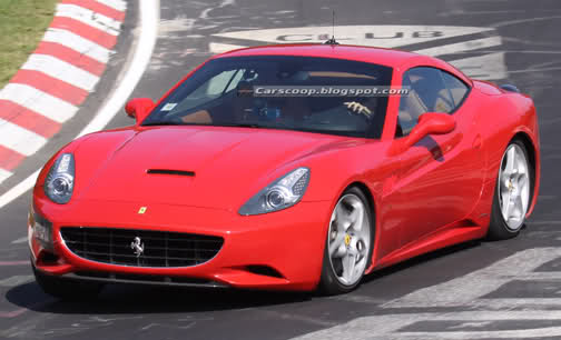  Spy Shots: Ferrari Testing California with HGTE Sport Package at the Nurburgring?