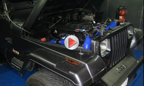  VIDEO: Jeep Wrangler with Twin-Turbocharged Viper SRT10 V10 Engine!