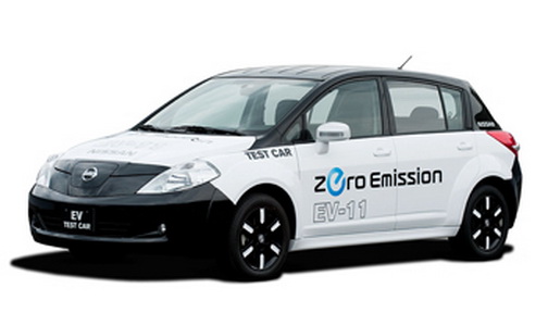  Nissan Demonstrates New Electric Vehicle Platform, Sales to Start in 2010