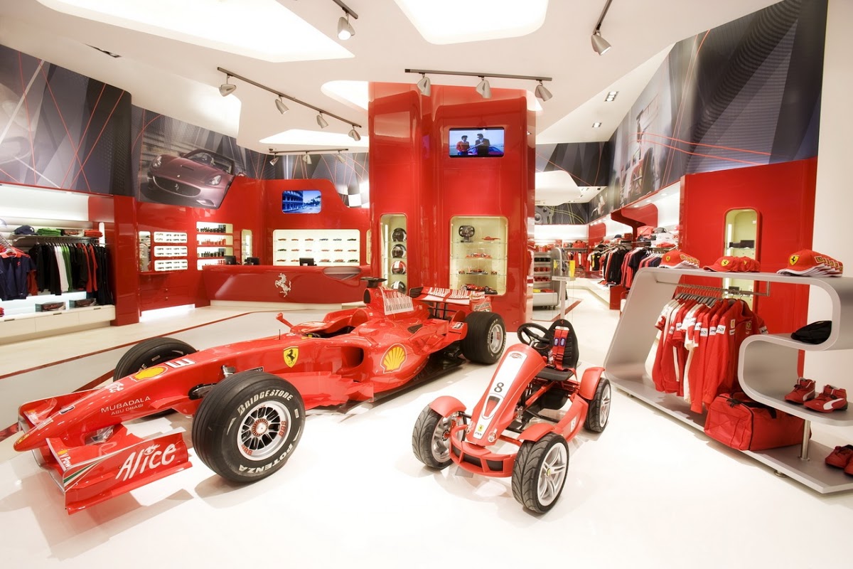 Ferrari world shop