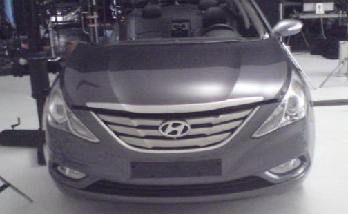  2011 Hyundai Sonata Exposed During Photo Shoot