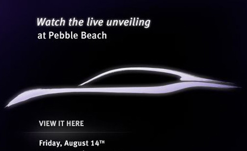  2011 Infiniti M Teaser Sketch – Special 3D Virtual Unveiling to take Place at Pebble Beach
