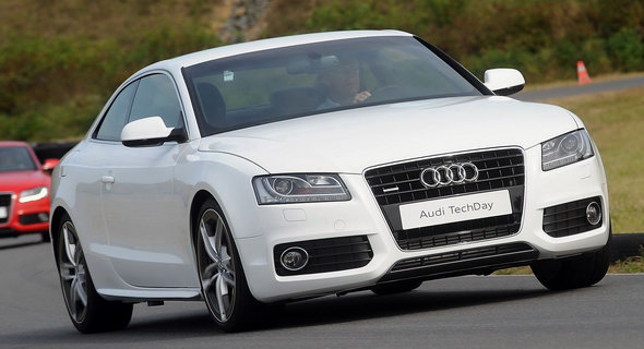 Audi Showcases A5 Coupe Prototype with Aluminium Body, Weighs 110kg / 240 lbs Less than the Regular Model