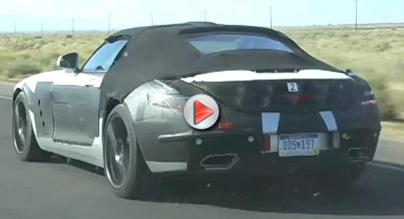  VIDEO: Mercedes-Benz SLS AMG Roadsters Spied During Testing in the USA