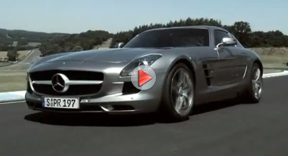  Video Galore: Mercedes-Benz SLS AMG Gullwing Filmed on the Track, on the Road, Inside and Out