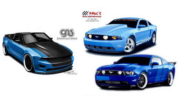 Ford to Showcase an Array of 2010 Mustang Project Cars at 2009 SEMA