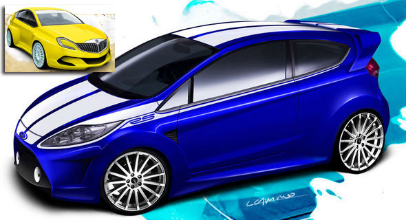  Ford Fiesta RS and Lancia Delta HF Integrale Design Studies Rev Our Imagination