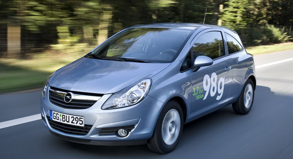  New Opel Corsa ecoFLEX Returns 3.7lt/100km or 63.6MPG and 99g/km CO2