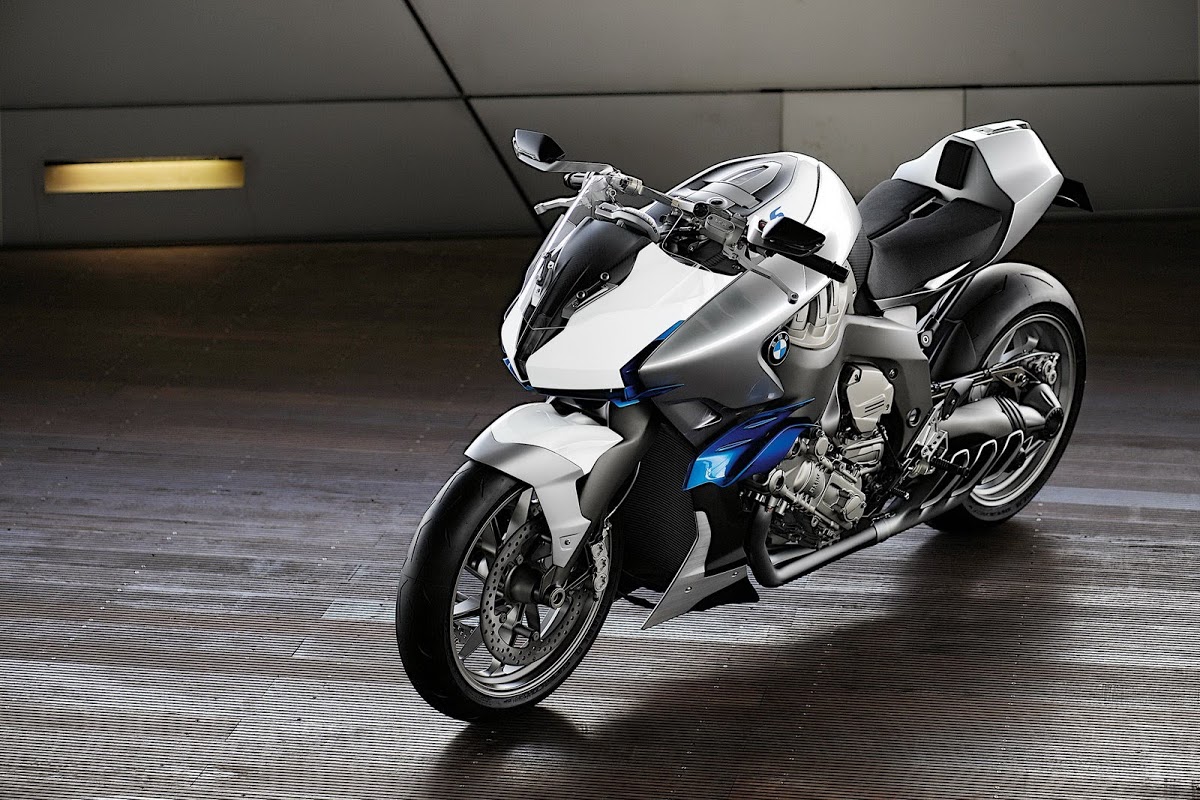 BMW Unveils Concept 6 Motorcycle with Inline Six-Cylinder Engine that ...