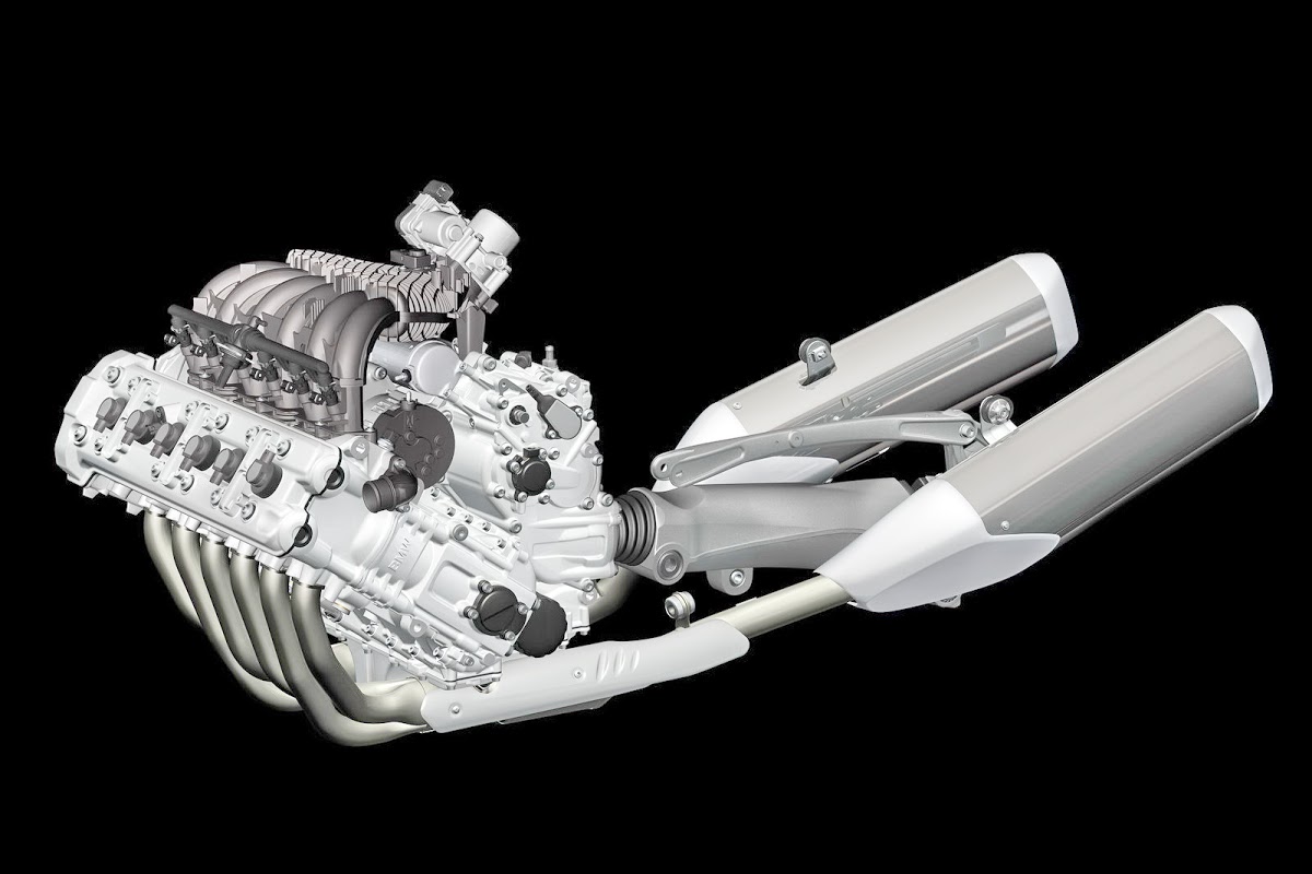 BMW Unveils Concept 6 Motorcycle with Inline Six-Cylinder Engine that ...