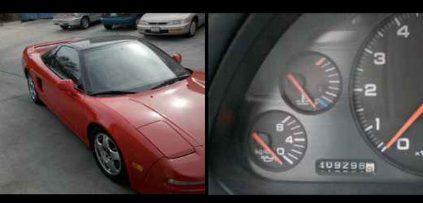  Wow… 1991 Acura NSX with 409,000 Miles / 658,000 km up for Sale in California