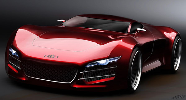  Audi R10 V10 Supercar: Impressive Concept Study by Design Student